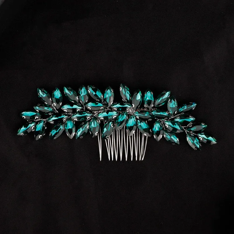 Rhinestone Decor Bridal Hair Comb