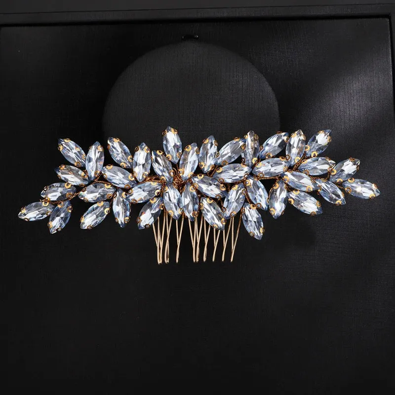 Rhinestone Decor Bridal Hair Comb