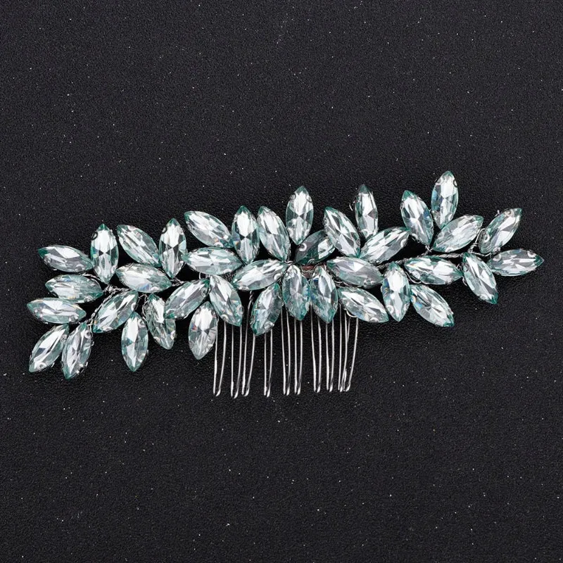 Rhinestone Decor Bridal Hair Comb