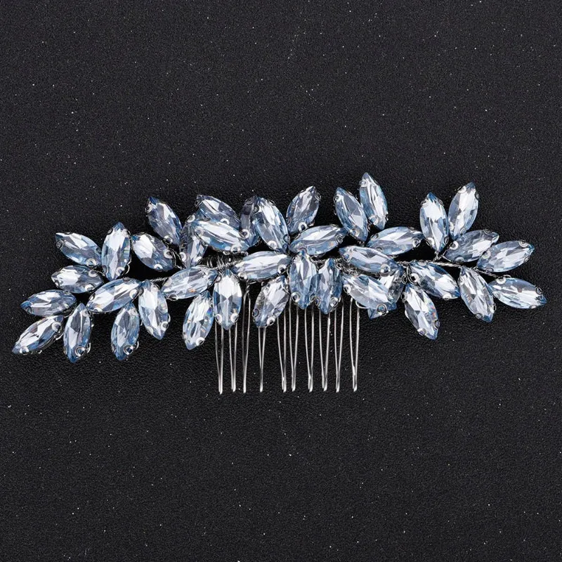 Rhinestone Decor Bridal Hair Comb