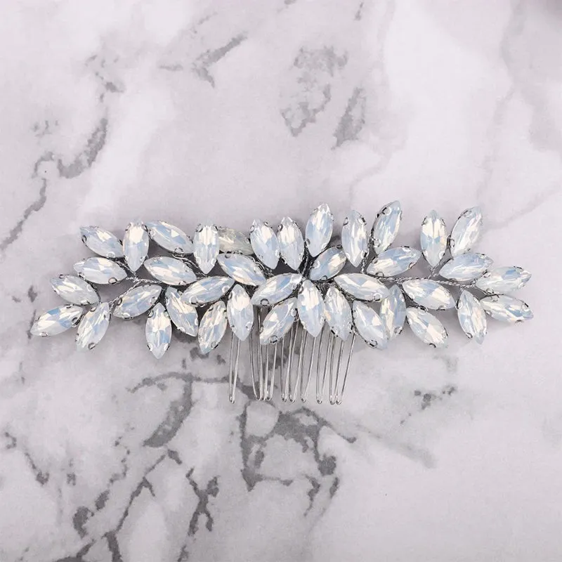 Rhinestone Decor Bridal Hair Comb