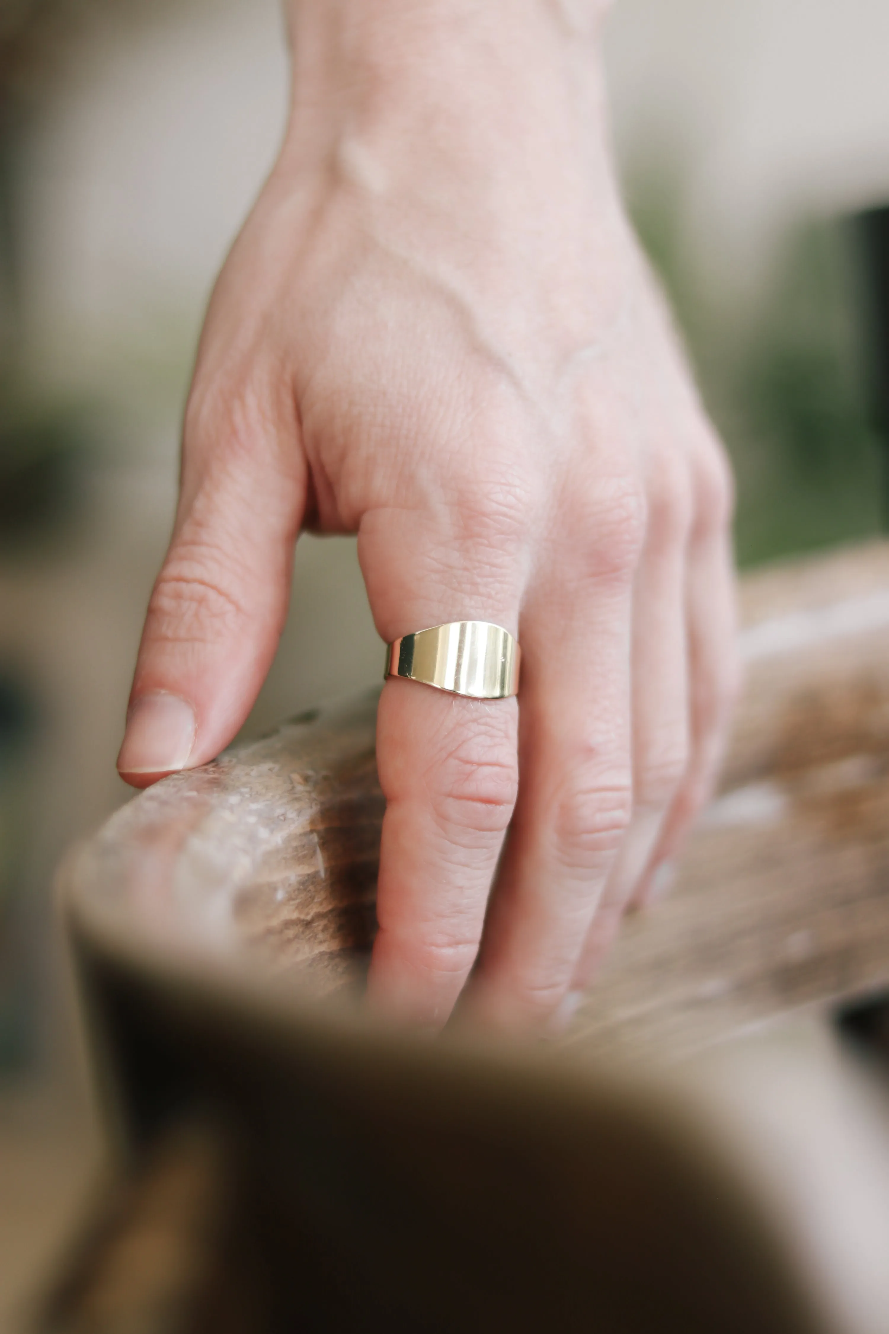 Ring for men, gold plain ring, men's ring, boyfriend gift for him, adjustable ring, wrapped ring, minimalist mens jewelry, stacking ring