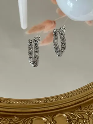 Silver Chain Earrings