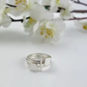 Silver Trio Ring - VR410