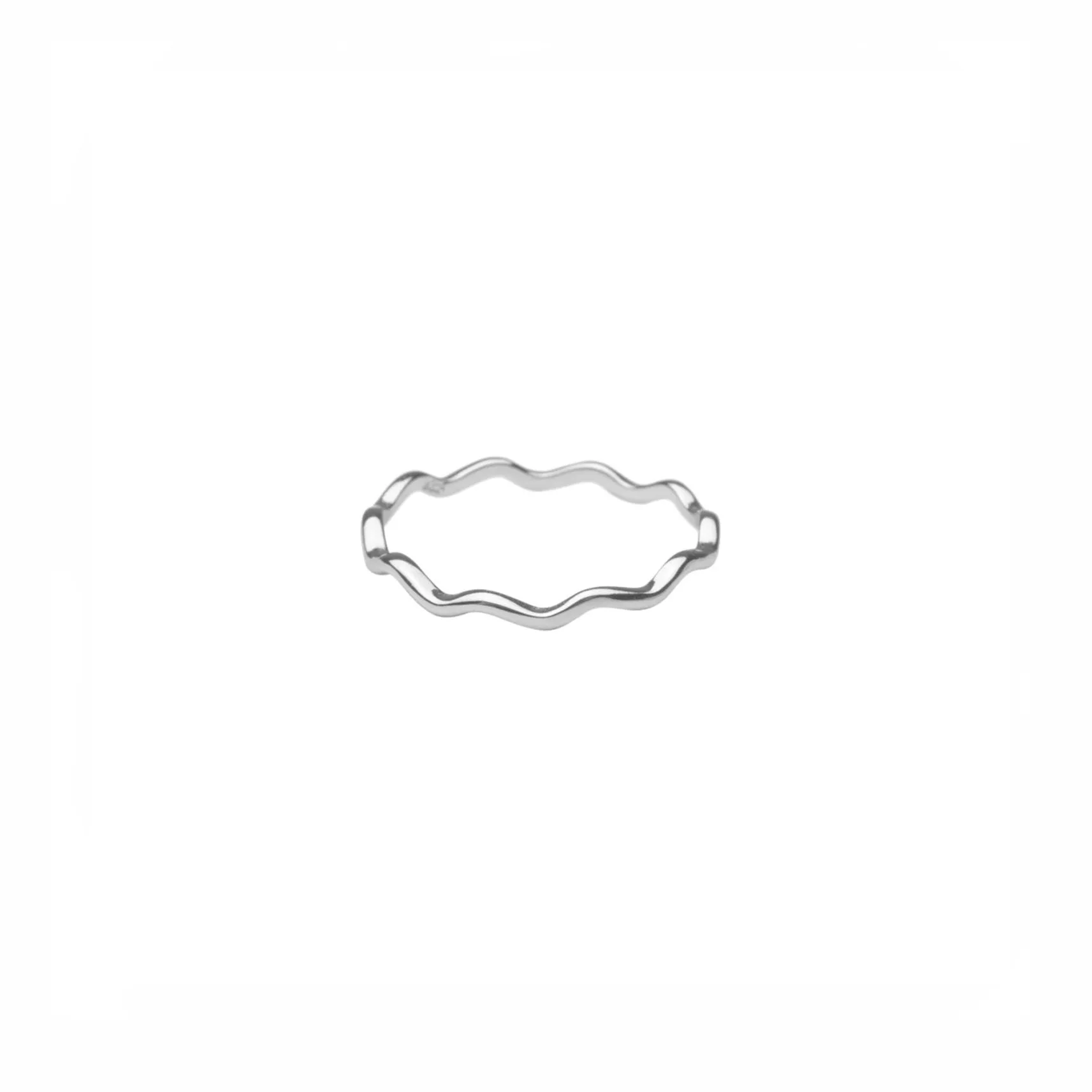 Silver Wavy Ring