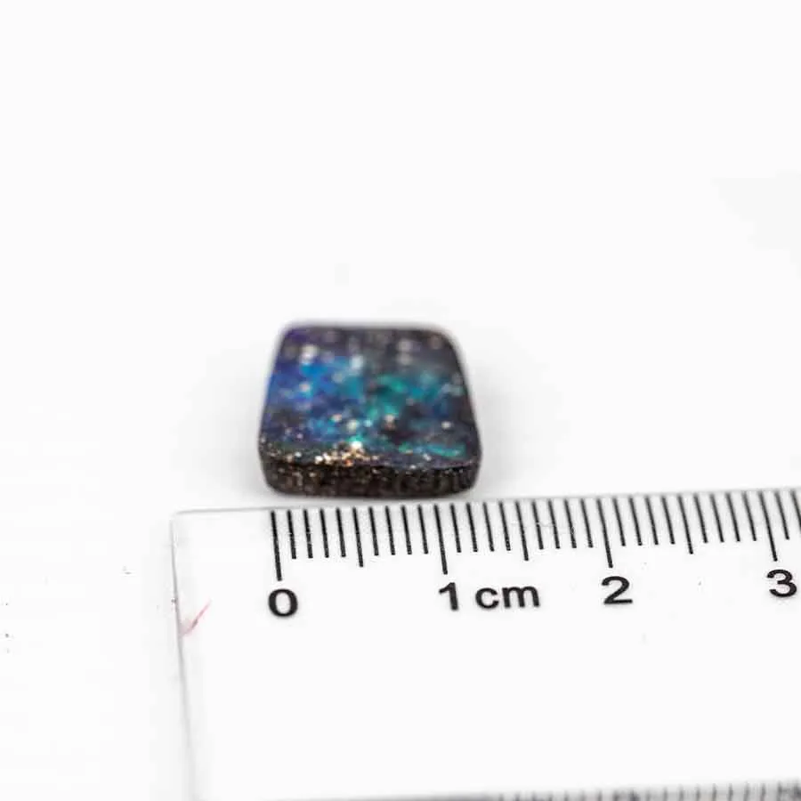 Square Natural Australian Boulder Opal Loose Gemstone 7.86ct