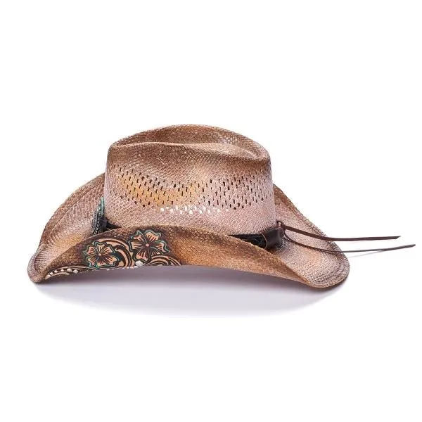 Stampede Women's Straw Cowboy Hat - The Georgia