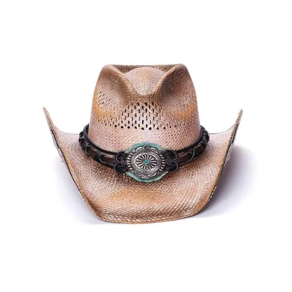 Stampede Women's Straw Cowboy Hat - The Georgia