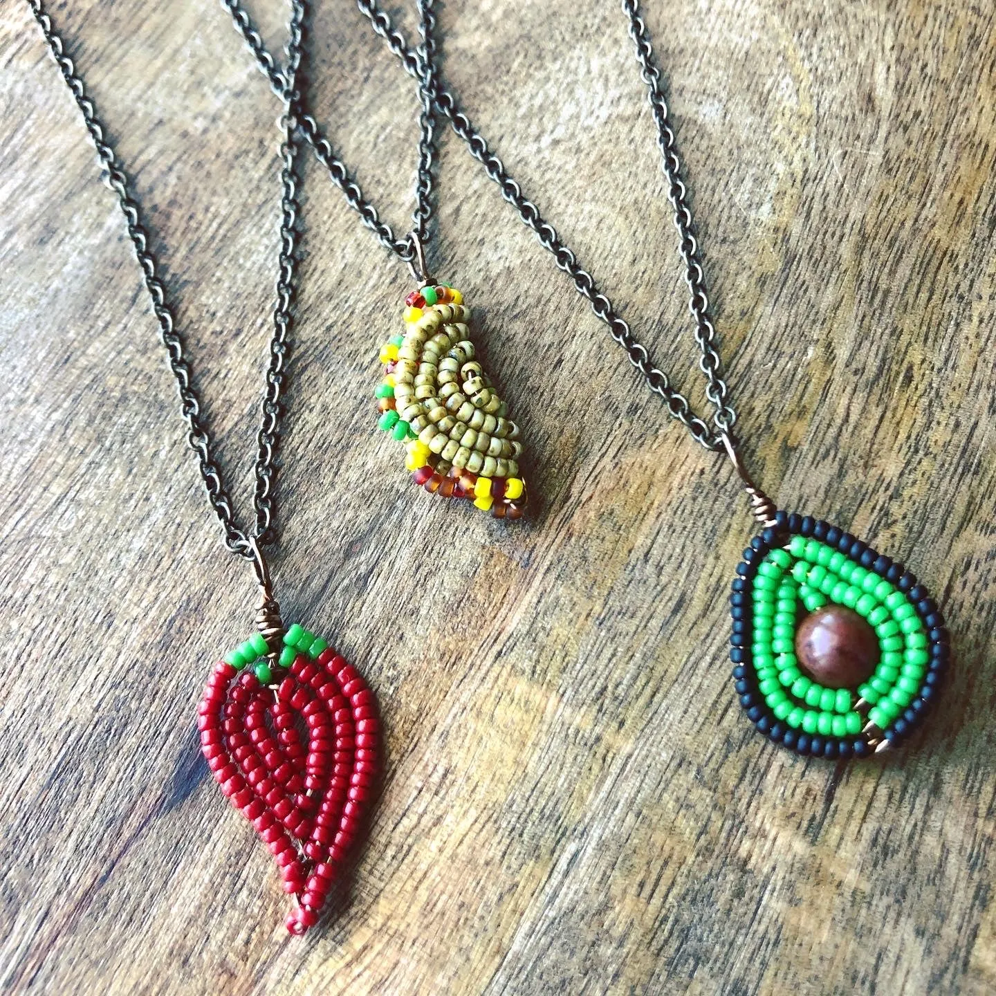 Teeny Tiny Beaded Taco Tuesday Complete Collection Earring and Necklace Gift Box Set