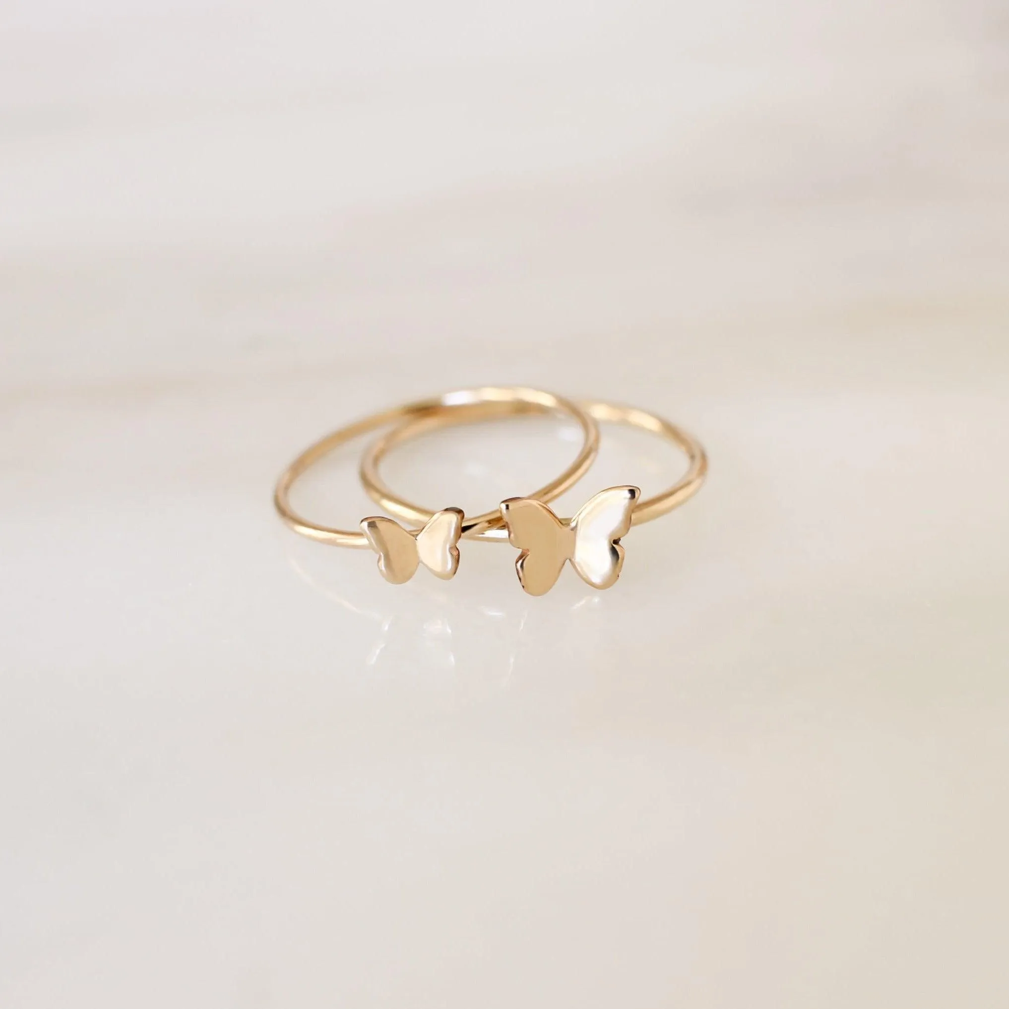 Tiny Butterfly Ring