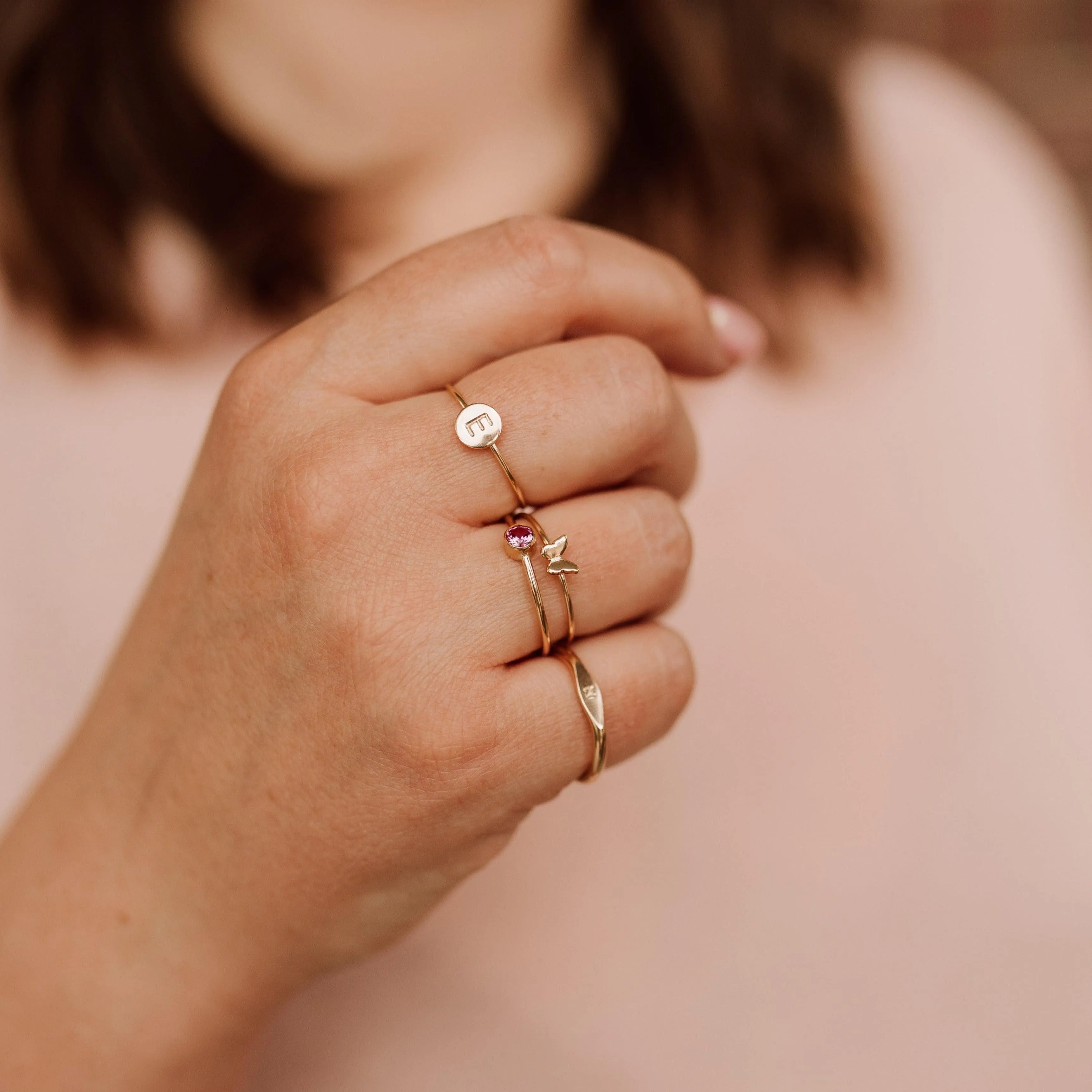 Tiny Butterfly Ring