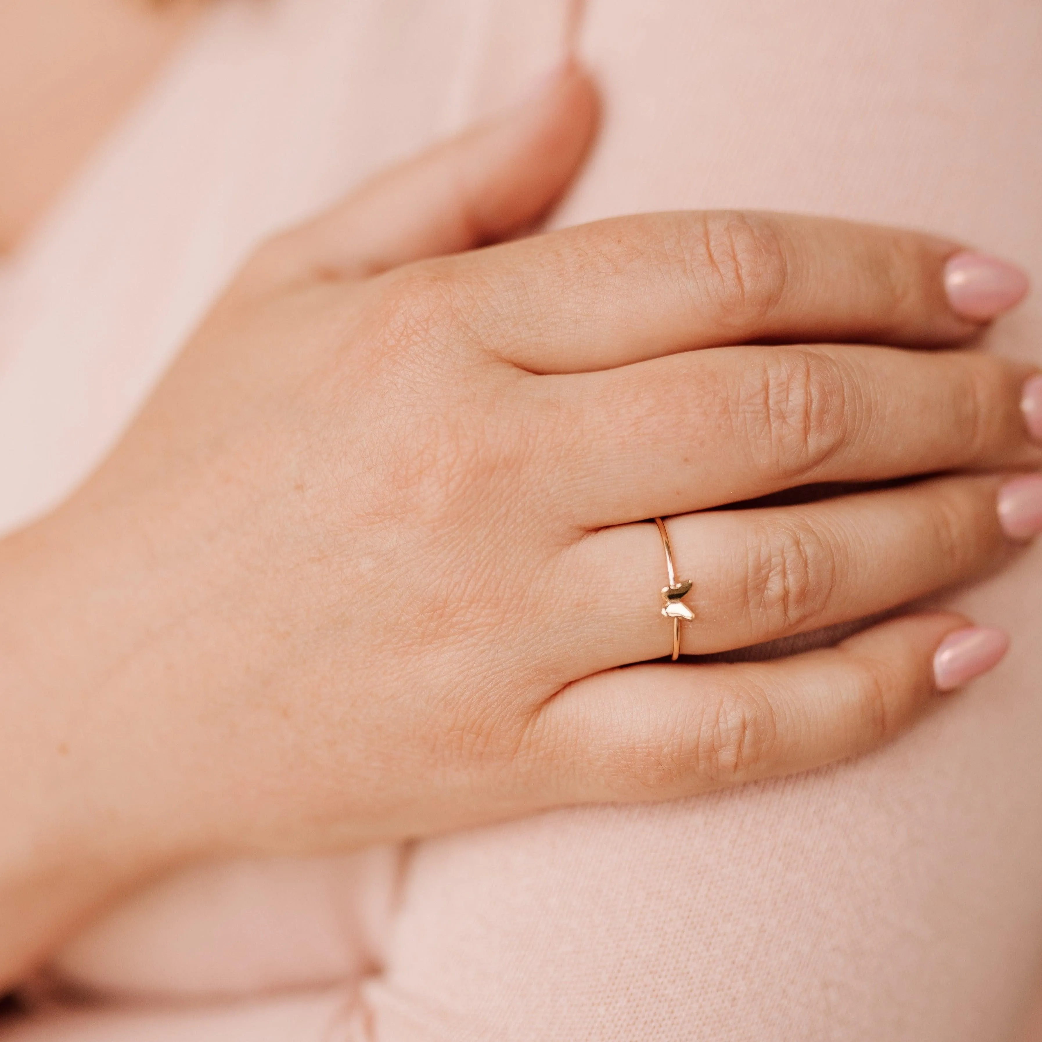 Tiny Butterfly Ring