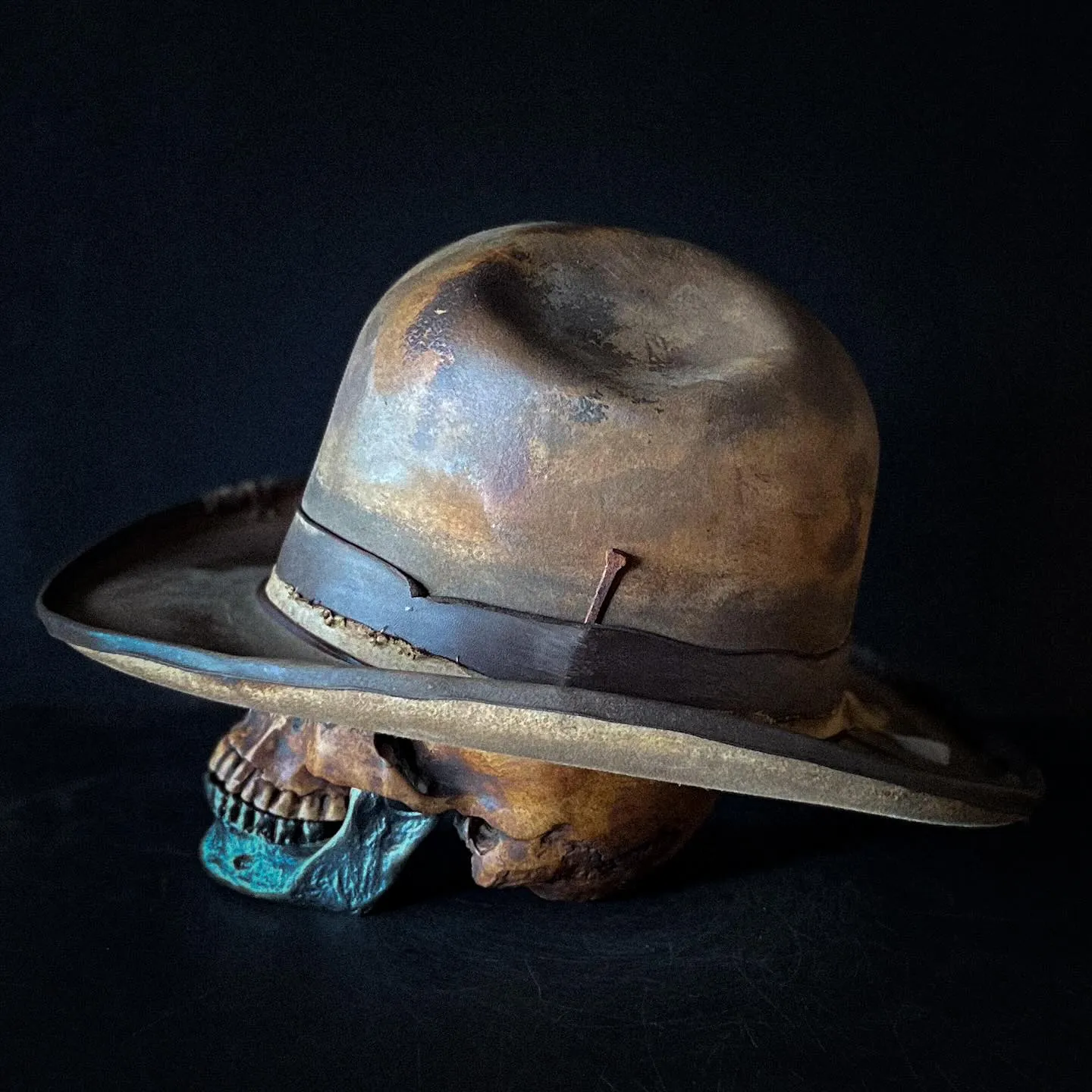 Tobacco Chewing Bad Man Old-World Charm Chapeau Hat