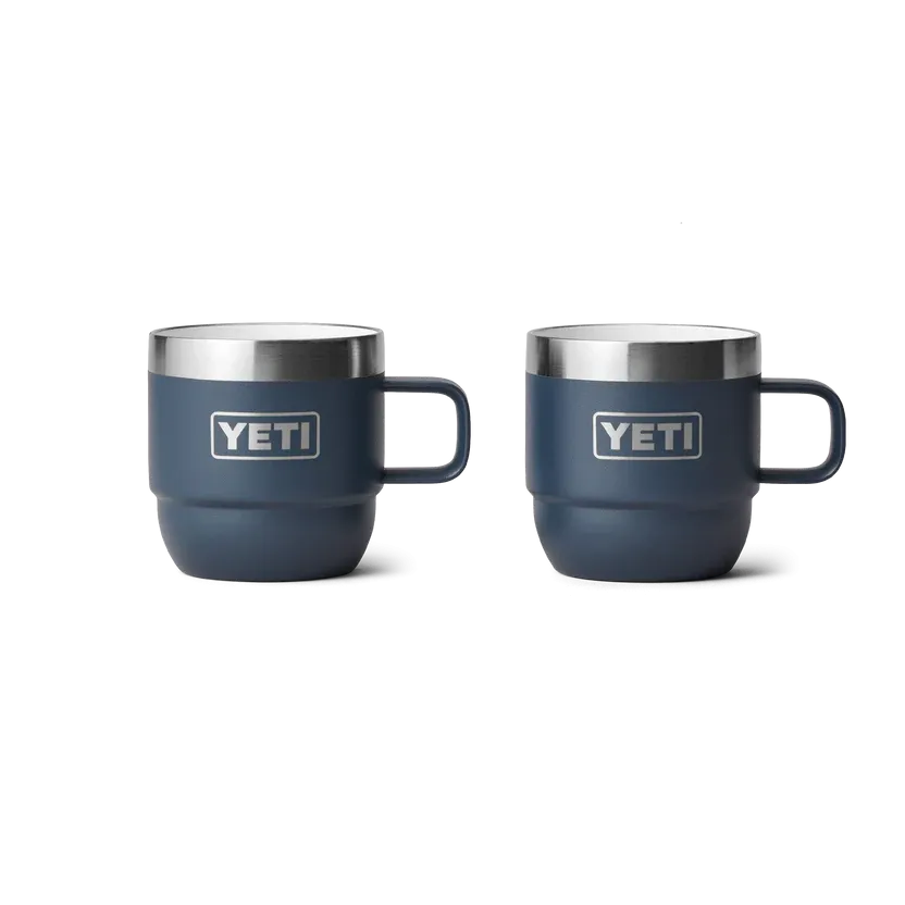 YETI Rambler 6 OZ (177ml) Stackable Espresso Mugs - Navy