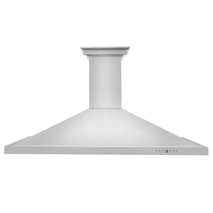 ZLINE 48 IN. Wall Mount Range Hood in Stainless Steel with Built-In CrownSound® BlueTooth Speakers (KBCRN-BT-48)